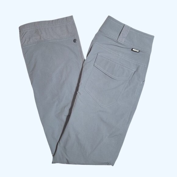 REI Womens Size 4 Screeline Hybrid Pants Gray Nylon Hiking 31x31 Roll Up READ - Picture 1 of 11